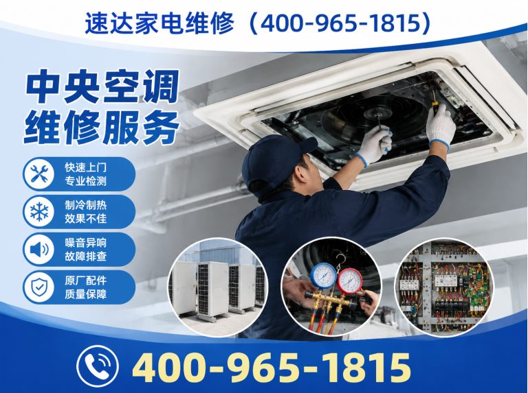 武汉中央空调维修展示图